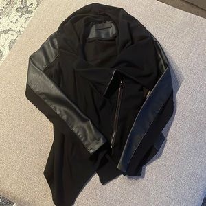Faux leather jacket